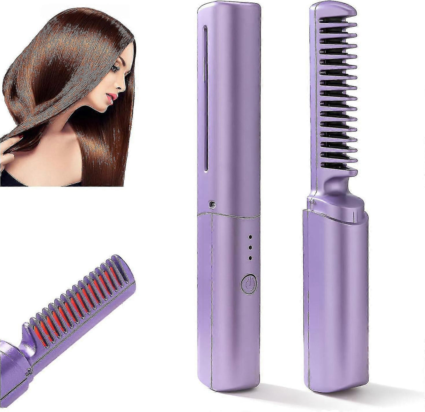 Portable Hair Straightener Comb