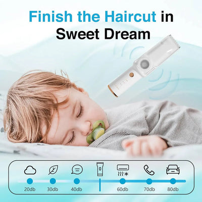 Baby Hair Clippers with Vacuum Maxum
