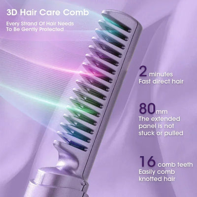 Portable Hair Straightener Comb