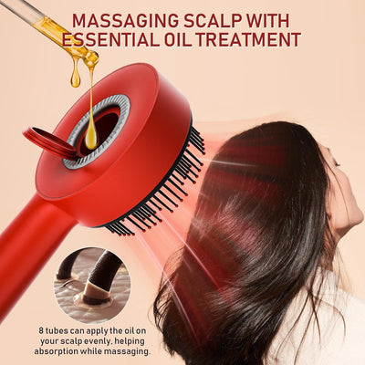 Scalp Massage Brush with Oil Applicator