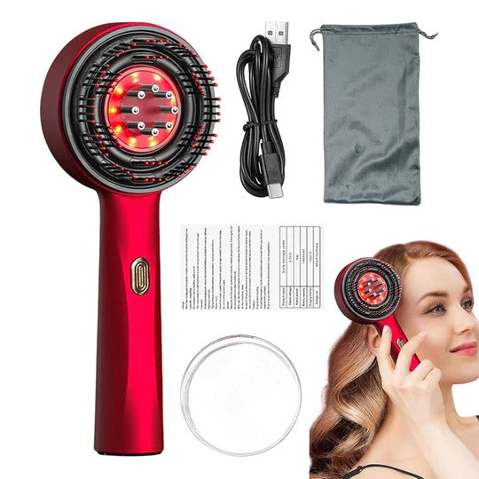 Scalp Massage Brush with Oil Applicator