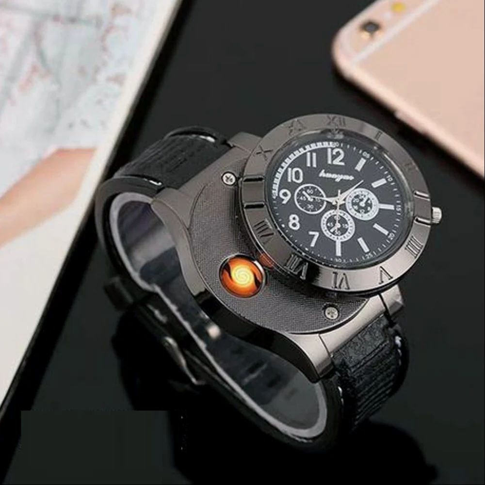 New Military USB Lighter Watch Maxum