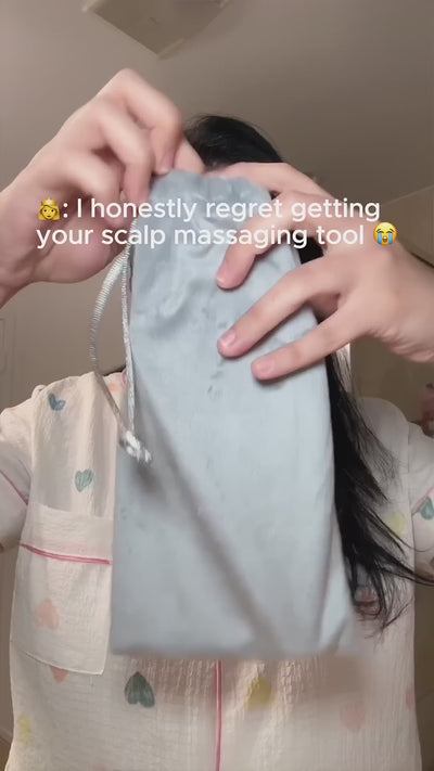 Scalp Massage Brush with Oil Applicator